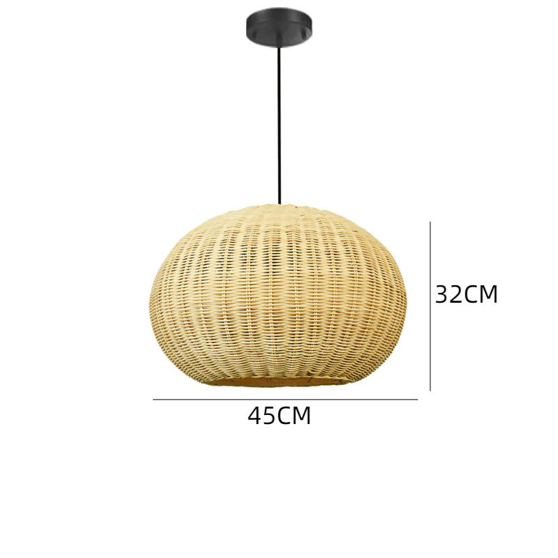 Rattan Table Lamp